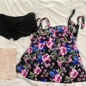 Plus Size Womens Tankini Swimsuit Set